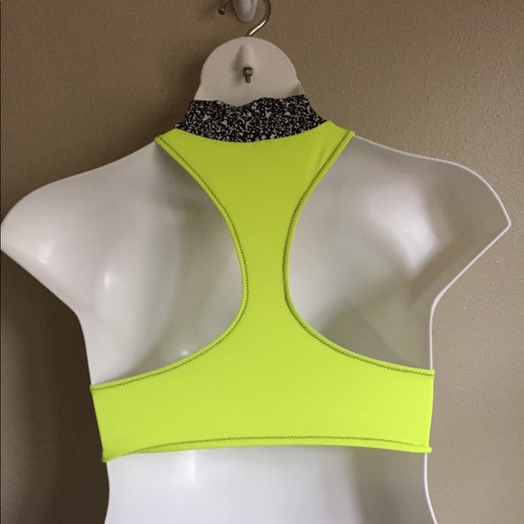 Neon High Neck Swim Top - Picture 2 of 4